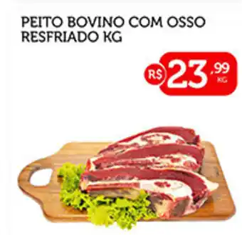 CenterBox Peito bovino com osso resfriado oferta