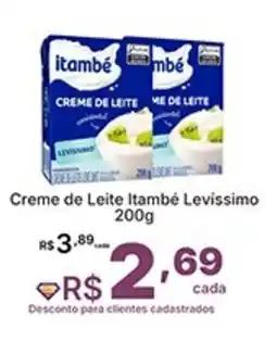 Super Lagoa Creme de Leite Itambé Levíssimo oferta