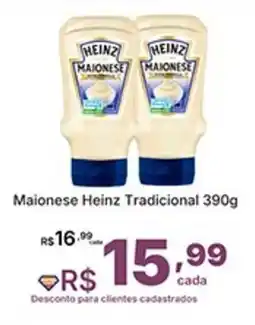 Super Lagoa Maionese Heinz Tradicional oferta