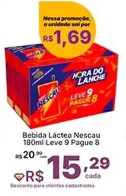 Super Lagoa Bebida Láctea Nescau oferta
