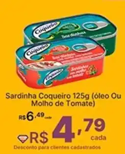 Super Lagoa Sardinha Coqueiro 125g oferta