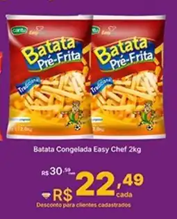 Super Lagoa Batata Congelada Easy Chef oferta