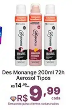Super Lagoa Des Monange 72h Aerosol Tipos oferta