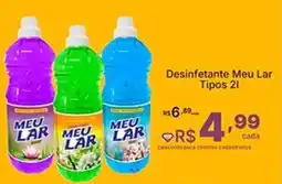 Super Lagoa Desinfetante Meu Lar Tipos oferta