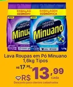 Super Lagoa Lava Roupas em Pó Minuano Tipos oferta
