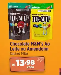 Ultrabox Chocolate M&M's Ao Leite ou Amendoim Sachet oferta