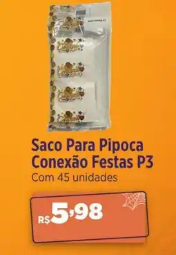 Ultrabox Saco Para Pipoca Conexão Festas P3 oferta
