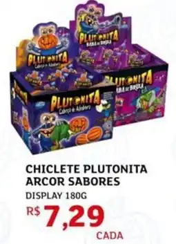 Assaí Atacadista Chiclete plutonita arcor sabores display oferta
