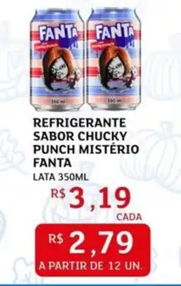 Assaí Atacadista Refrigerante sabor chucky punch mistério fanta oferta