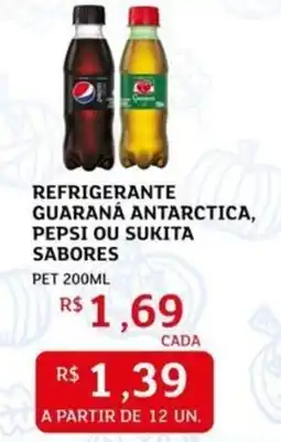 Assaí Atacadista Refrigerante guaraná antarctica, pepsi ou sukita sabores oferta