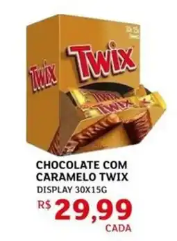 Assaí Atacadista Chocolate com caramelo twix oferta