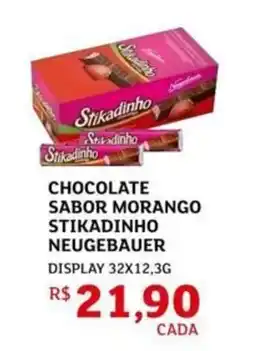 Assaí Atacadista Chocolate sabor morango stikadinho neugebauer oferta