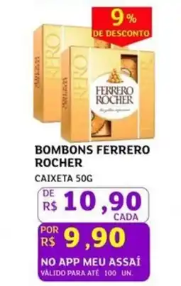 Assaí Atacadista Bombons ferrero rocher oferta