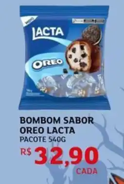 Assaí Atacadista Bombom sabor oreo lacta pacote oferta