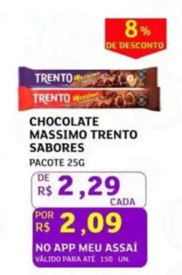 Assaí Atacadista Chocolate massimo trento sabores pacote oferta