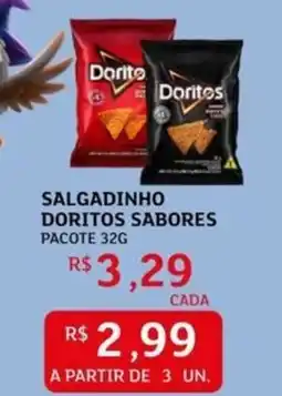 Assaí Atacadista Salgadinho doritos sabores pacote oferta
