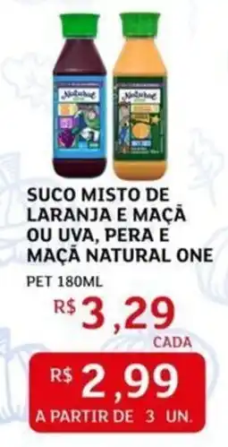 Assaí Atacadista Suco misto de laranja e maçã ou uva, pera e maçã natural one oferta