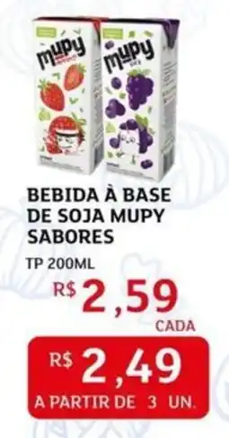 Assaí Atacadista Bebida à base de soja mupy sabores oferta