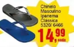 Negreiros Chinelo Masculino Ipanema Clássica oferta