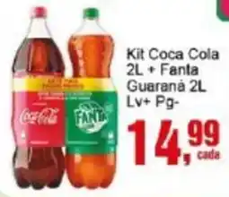 Negreiros Kit Coca Cola +Fanta Guaranȧ oferta