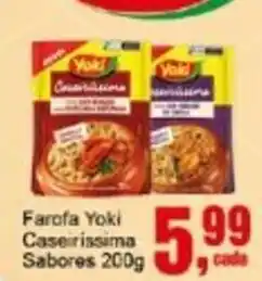 Negreiros Farofa Yoki Caseirissima Sabores oferta