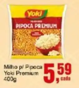 Negreiros Milho p/ Pipoca Yoki Premium oferta