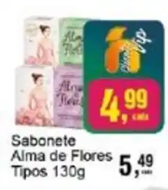 Negreiros Sabonete cada Alma de Flores Tipos oferta