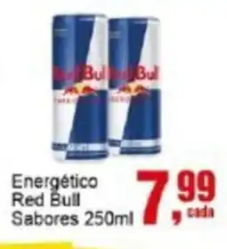 Negreiros Energético Red Bull Sabores oferta