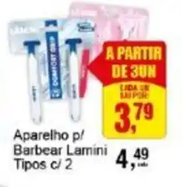 Negreiros Aparelho pl Barbear Lamini Tipos oferta