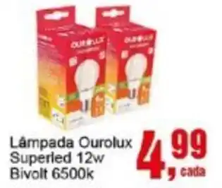 Negreiros Lâmpada Ourolux Superled 12w Bivolt 6500k oferta