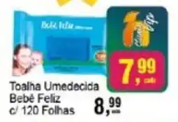 Negreiros Toalha Umedecida Bebe Feliz oferta