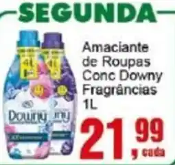 Negreiros Amaciante de Roupas Conc Downy Fragrâncias oferta