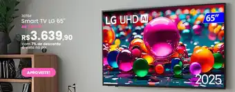 Gazin Smart TV LG 65" 4K/Wi-i oferta