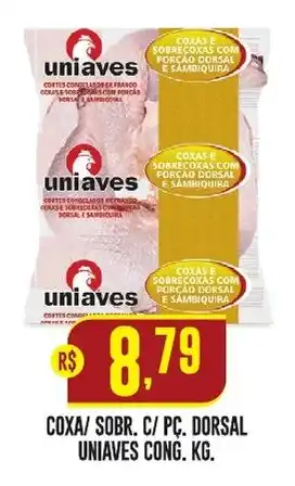 Coxa/ sobr. c/ pc. dorsal uniaves cong.