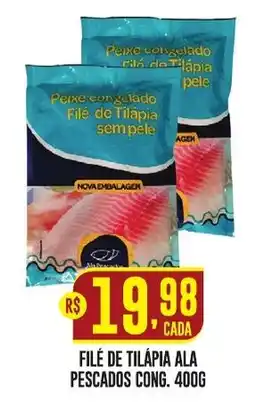 Casagrande Supermercados Filé de tilápia ala pescados cong. oferta