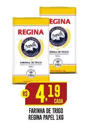 Farinha de trigo regina papel
