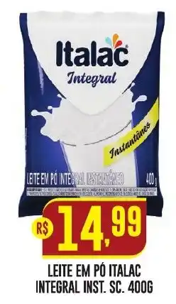 Casagrande Supermercados Leite em pó italac integral inst. sc. oferta