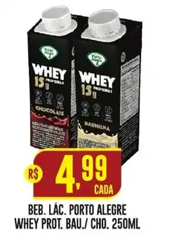 Casagrande Supermercados Beb. lác. porto alegre whey prot. bau./ cho. oferta