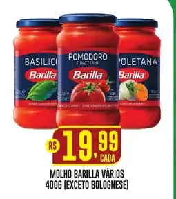 Casagrande Supermercados Molho barilla vários oferta