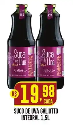 Casagrande Supermercados Suco de uva galiotto integral oferta