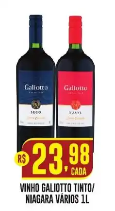 Casagrande Supermercados Vinho galiotto tinto/ niagara vários oferta