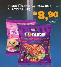 Paulistão Supermercados Pirulito Florestal Pop Tatoo oferta