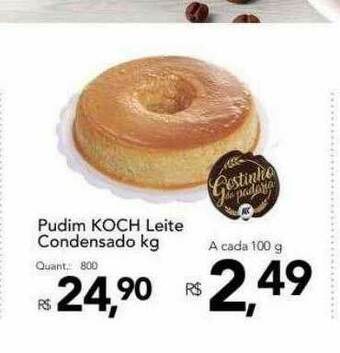 Supermercados Koch Pudim Koch Leite Condensado oferta