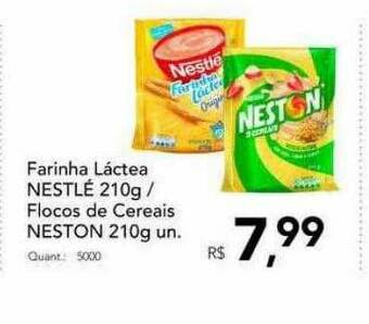 Farinha Láctea Nestlé Flocos De Cereais Neston