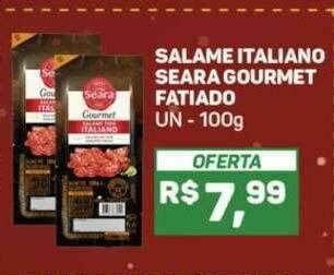 Pais e Filhos Supermercados Salame Italiano Seara Gourmet Fatiado oferta