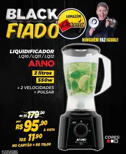 Armazém Paraíba Liquidificador lq10/lq11/lq12 Arno oferta