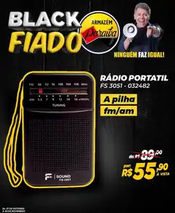 Armazém Paraíba Rádio portatil FS 3051-032482 oferta