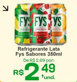 Cocipa Refrigerante Lata Fys Sabores oferta