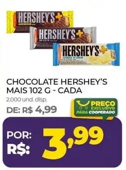 Cooper Chocolate hershey's mais cada oferta
