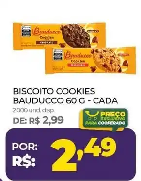 Cooper Biscoito cookies bauducco cada oferta